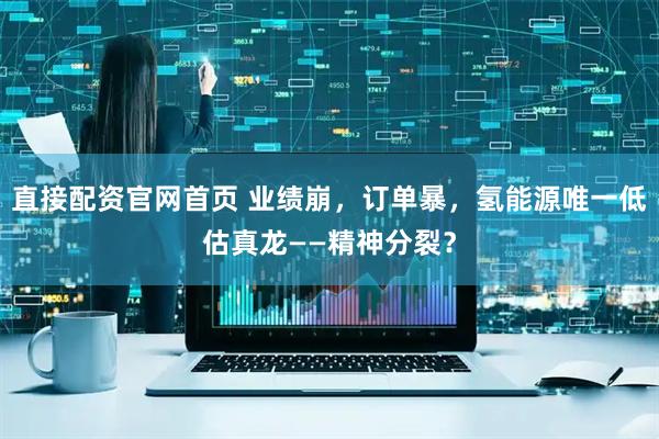 直接配资官网首页 业绩崩，订单暴，氢能源唯一低估真龙——精神分裂？